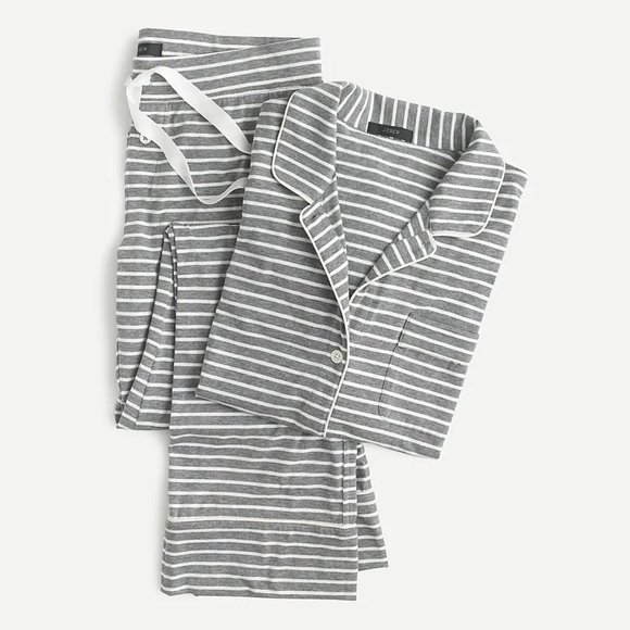 J. Crew Other - J. Crew Dreamy cotton pajama set in stripe